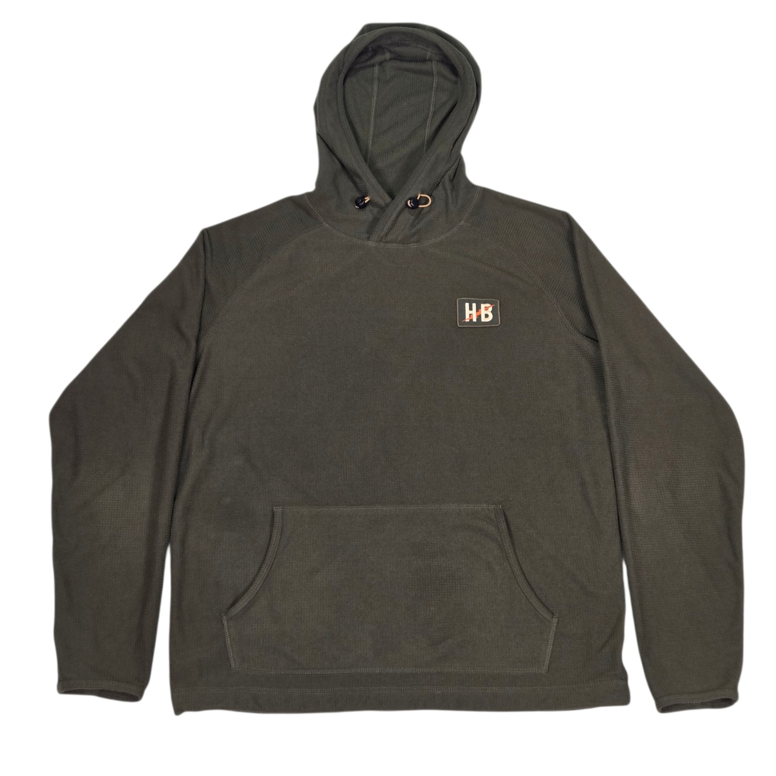 Howler Brothers Hb Palo Duro Fleece Hoodie Mens Medium Olive Green Pullover